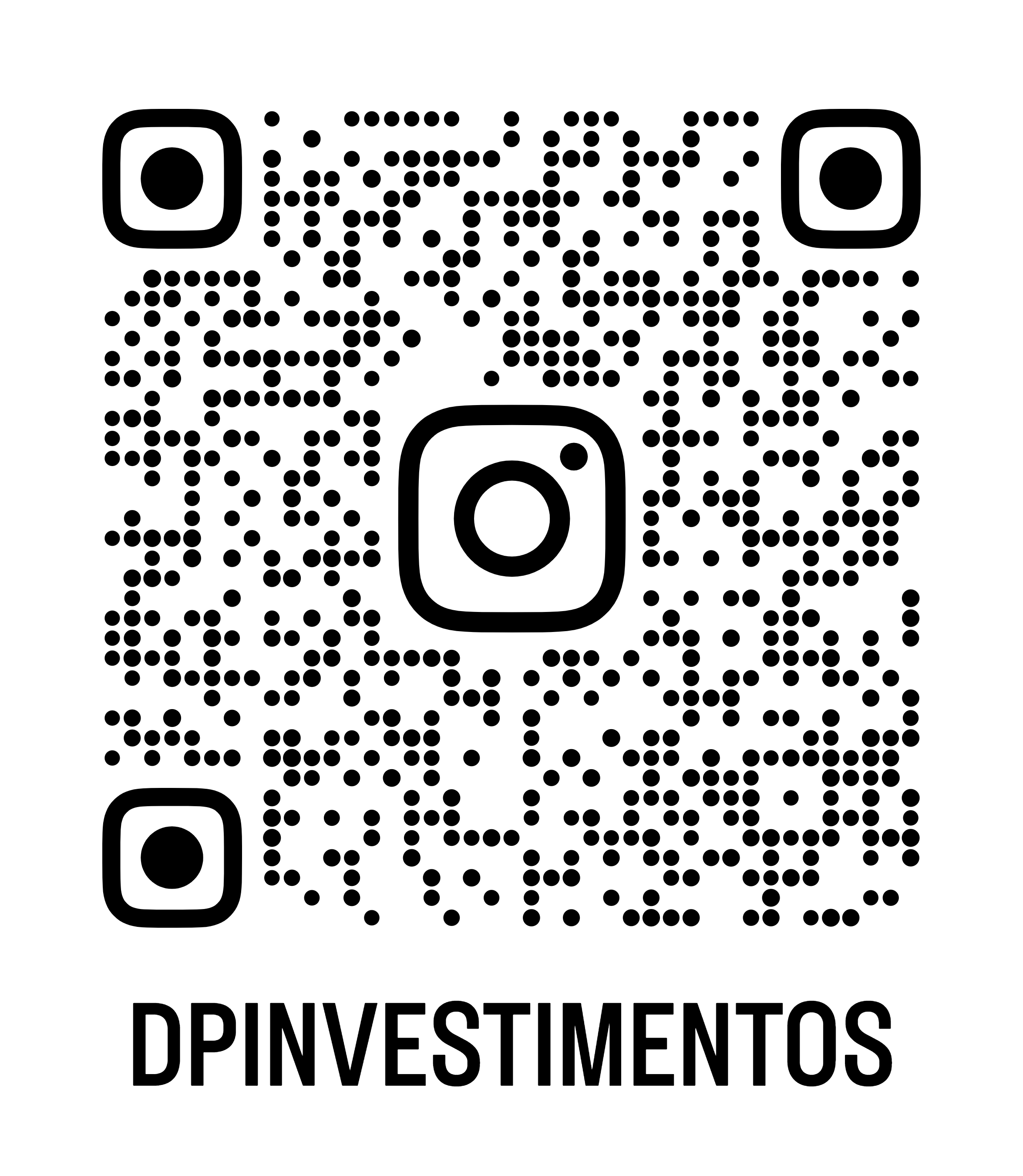 QR Code Instagram @dpinvestimentos — escaneie para seguir